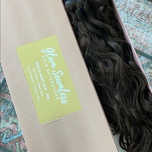 Glamseamless 18” beach wave clip in extension